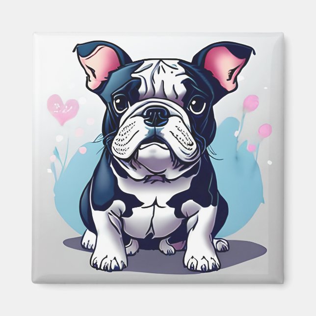 Bulldog Bliss Magnet (Framsidan)