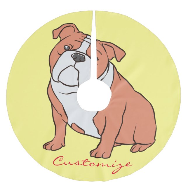 Bulldog Breed Thunder_Cove Julgransmatta Borstad Polyester (Framsidan)