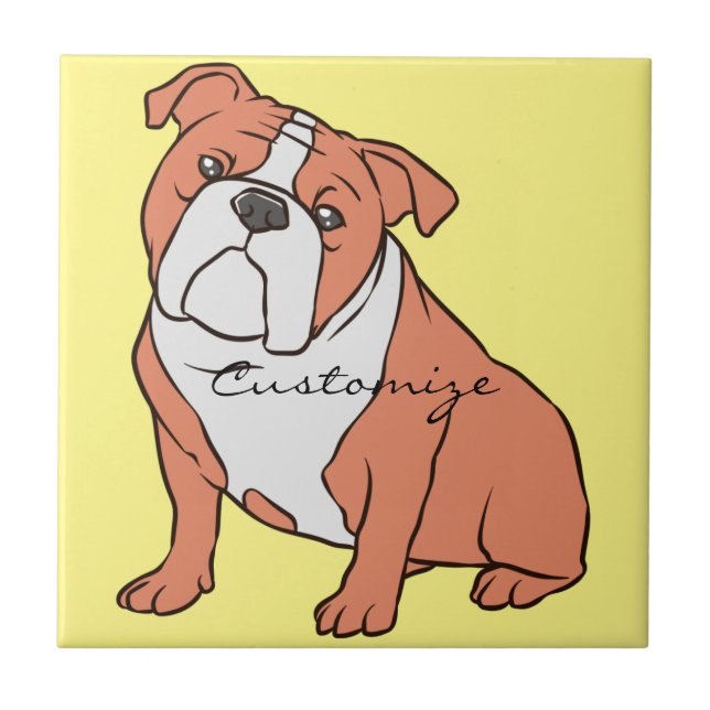 Bulldog Breed Thunder_Cove Kakelplatta (Framsidan)