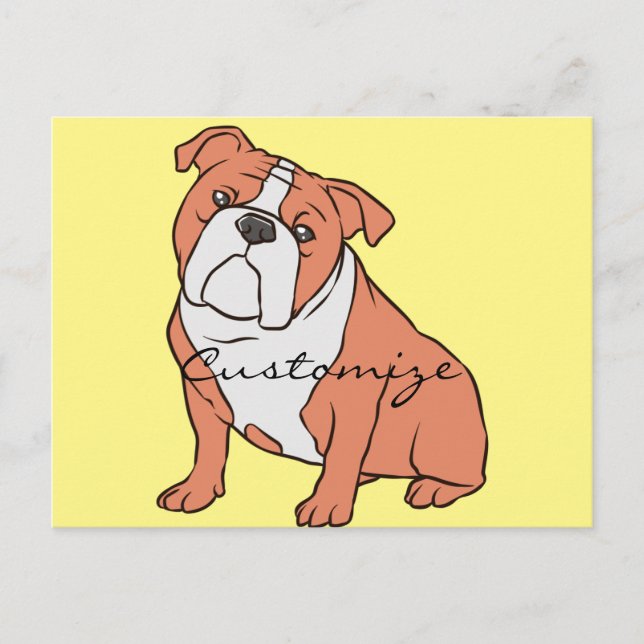 Bulldog Breed Thunder_Cove Vykort (Framsida)