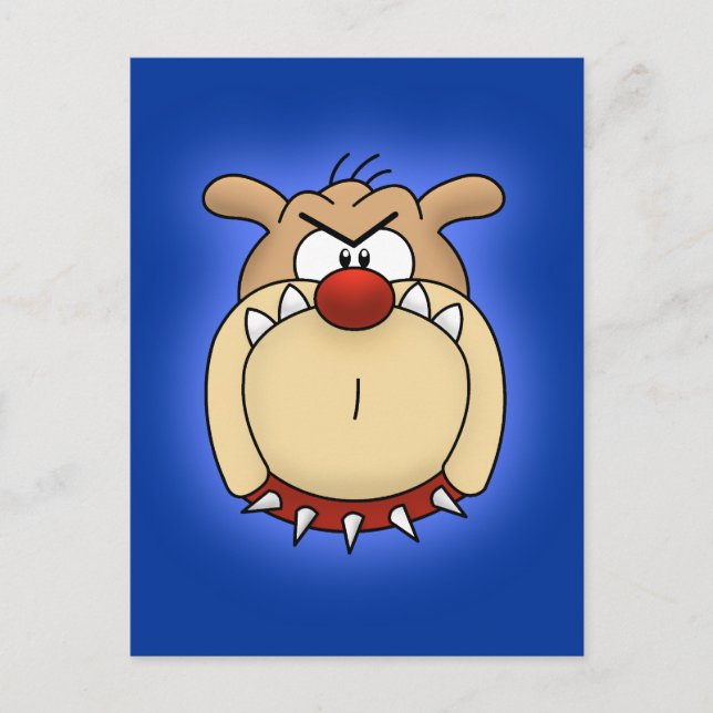 Bulldog Brevkort Vykort (Framsida)