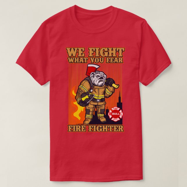 BULLDOG BRRE FIGHTER T SHIRT (Design framsida)