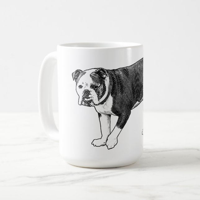 Bulldog Brunch, Manga Dot Mugg (Framsida vänster)