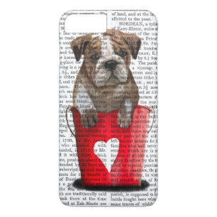 Bulldog Bucket Of Love Röd