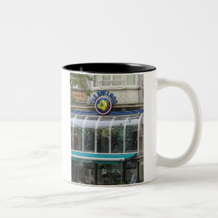 Bulldog Cafe Amsterdam Mugg-Låt oss Kaffe! Två-Tonad Mugg