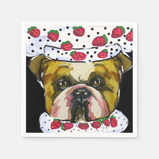 Bulldog Chef Pappersservett (Framsidan)