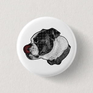 Bulldog Cherry Pin Knapp