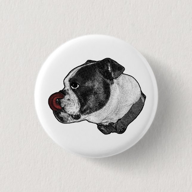 Bulldog Cherry Pin Knapp (Framsida)