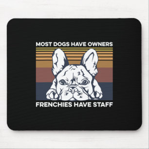 Bulldog-citat för en frenchiägare musmatta
