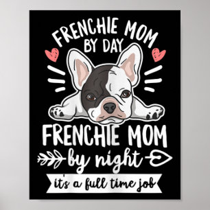 Bulldog-citat för Frenchie Mamma Poster