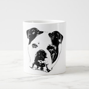 Bulldog Close Helgdag Mugg Jumbo Mugg