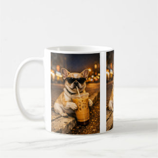 Bulldog con café helado – Estilo urbano y cool Kaffemugg