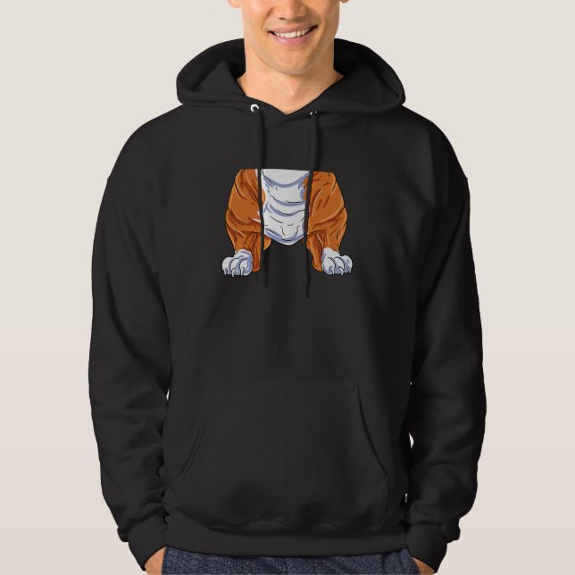 Bulldog Costume Hoodie (Framsida)
