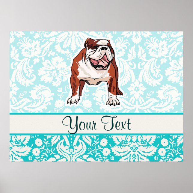 Bulldog; Cute Poster (Framsidan)