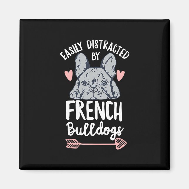 Bulldog-design för en franchägare magnet (Framsidan)