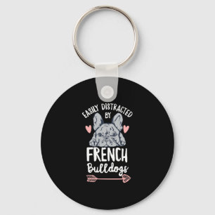 Bulldog-design för en franchägare nyckelring