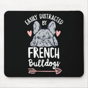 Bulldog Design För En Frenchie Ägare Musmatta