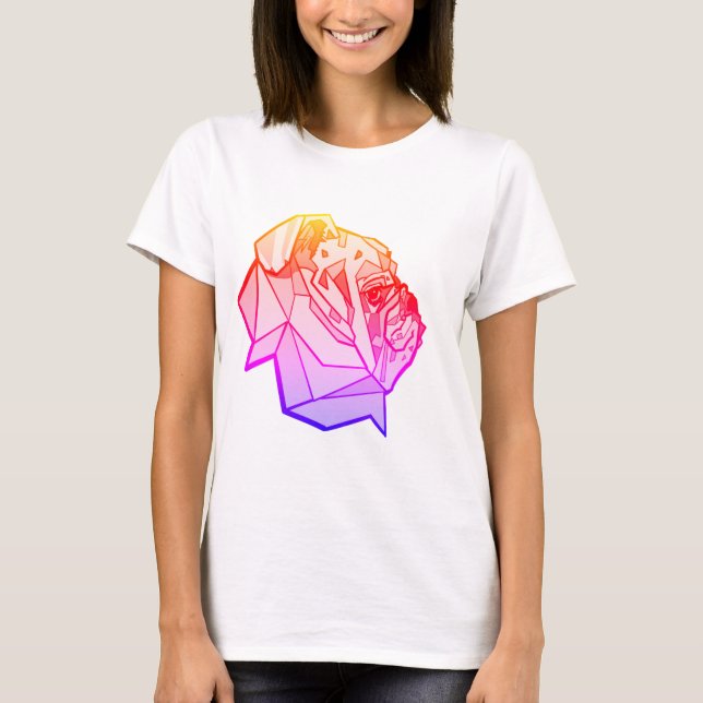 Bulldog design Ipanema T Shirt (Framsida)