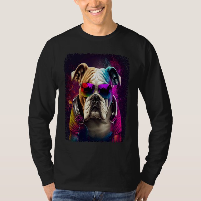 Bulldog DJ T Shirt (Framsida)