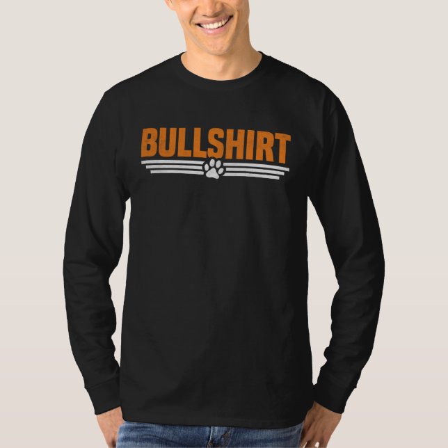 Bulldog Dog Bull T Shirt (Framsida)