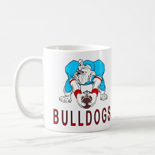 Bulldog Football Kaffemugg (Vänster)