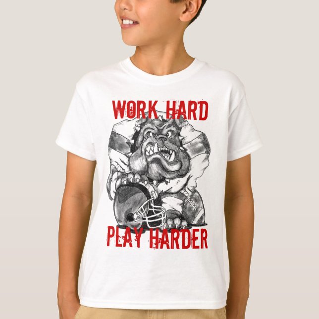 Bulldog Football Tee (Framsida)