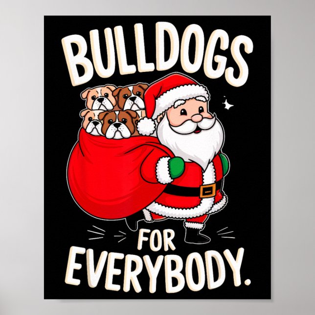 Bulldog för alla, för tomten 1 poster (Framsidan)