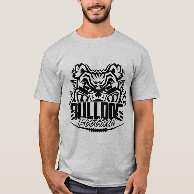 BULLDOG-FOTBOLL T SHIRT (Framsida)