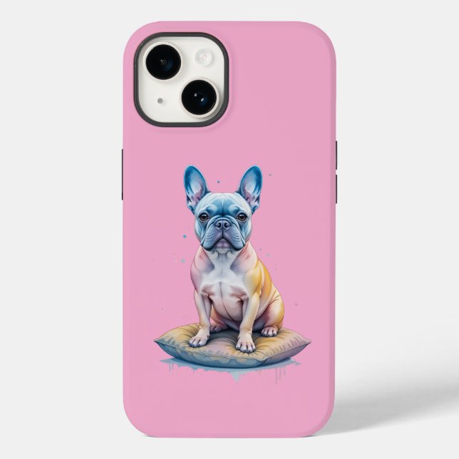 Bulldog Francés Colorido y Artístico  (Baksida)