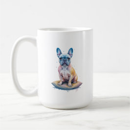 Bulldog Francés Colorido y Artístico Kaffemugg