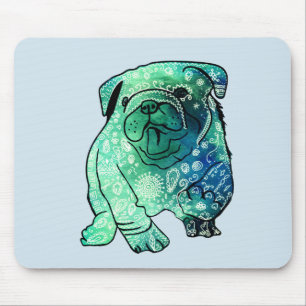Bulldog fransk Buldog Hund Mousepad Musmatta