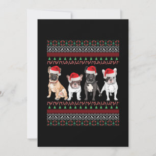 Bulldog Fulstendig jul Anteckningskort