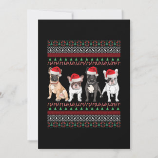 Bulldog Fulstendig jul Anteckningskort
