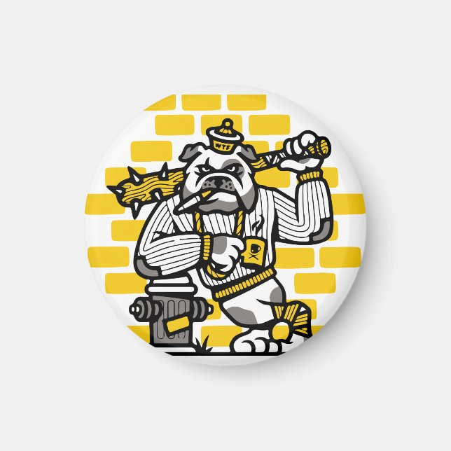 Bulldog Gang Magnet (Framsidan)