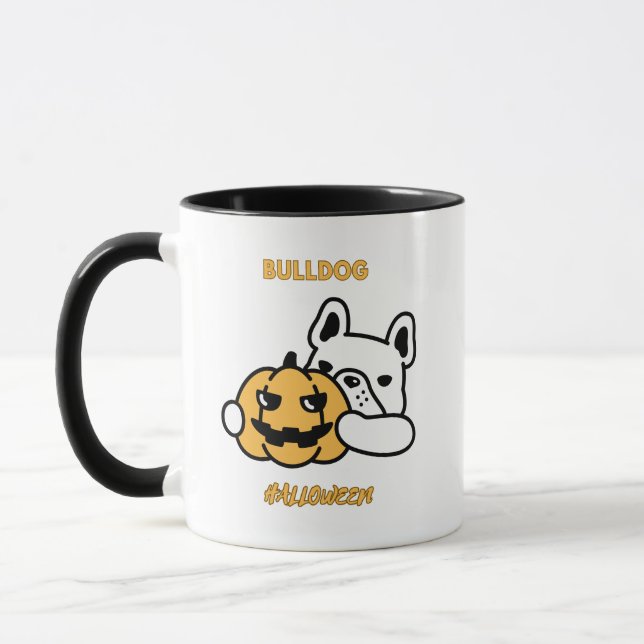 Bulldog HALLOWEEN Mugg (Vänster)