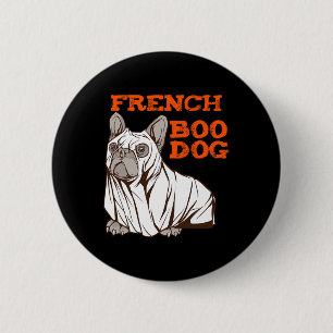 Bulldog Halloween Roligt Halloween Costume Boo Hun Knapp