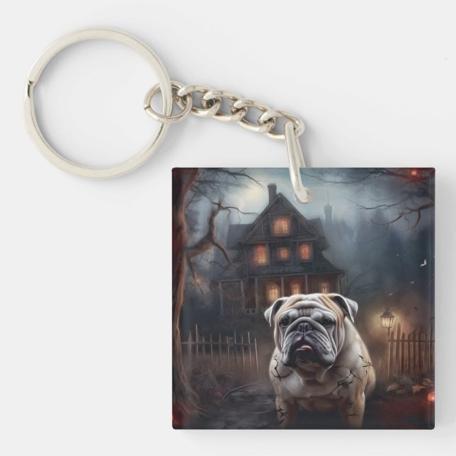 Bulldog Halloween Scary (Framsidan)