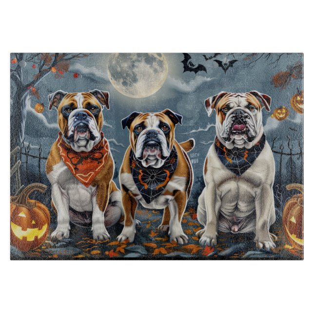 Bulldog Halloween Spooky (Framsidan)