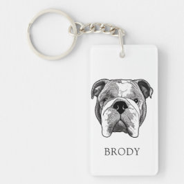 Bulldog Hand Teckning Personlig