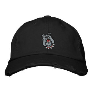 Bulldog Hat Broderad Keps
