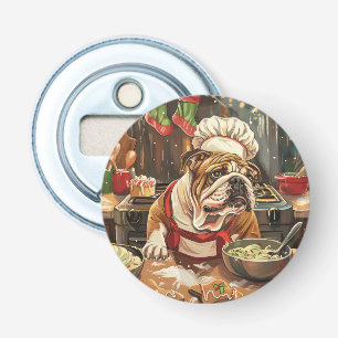 Bulldog Helgdag Baking: Festive God Jul Flasköppnare