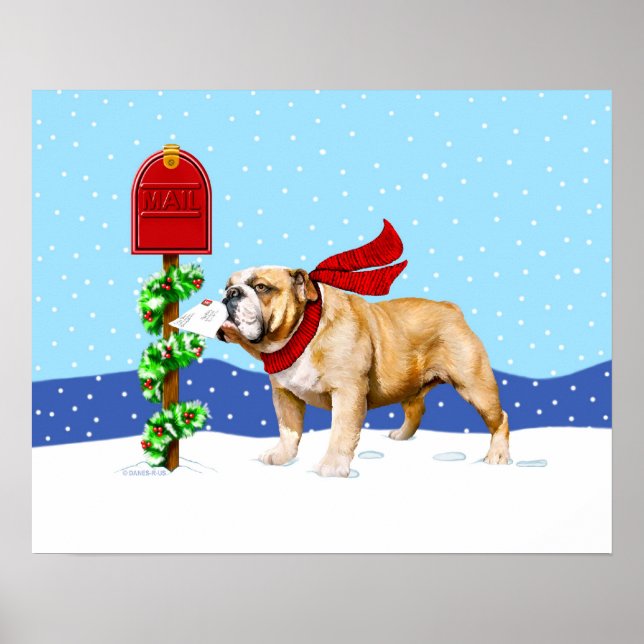 Bulldog-Helgdag Poster (Framsidan)