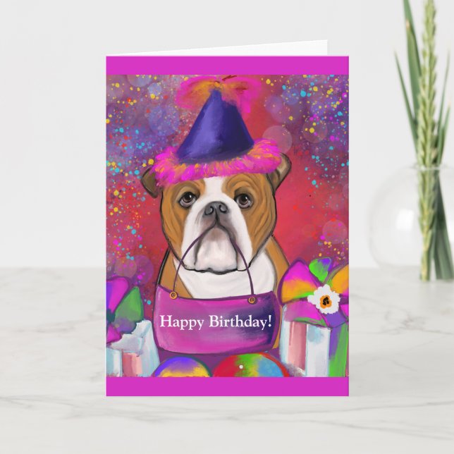 Bulldog        helgkort (Framsida)