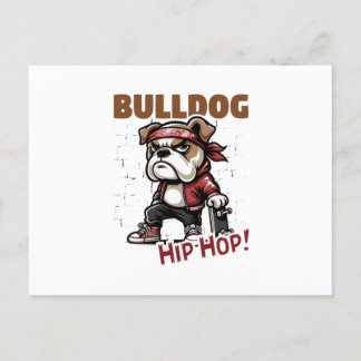 Bulldog hiphop vykort
