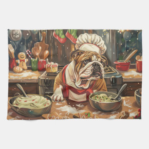 Bulldog Holiday Baking: Festiv jul Kökshandduk