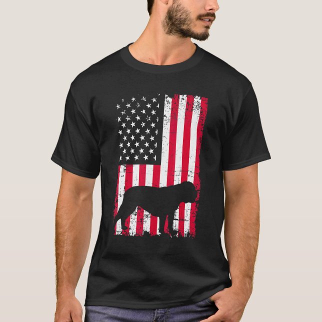 Bulldog Hund 2 T Shirt (Framsida)