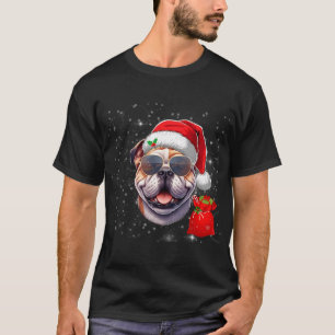 Bulldog Hund Älskare Män Kvinnor Barn Jul T Shirt
