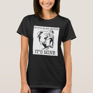Bulldog hund t shirt