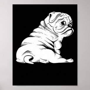 Bulldog - hundens hundägare i Hund älskare Poster