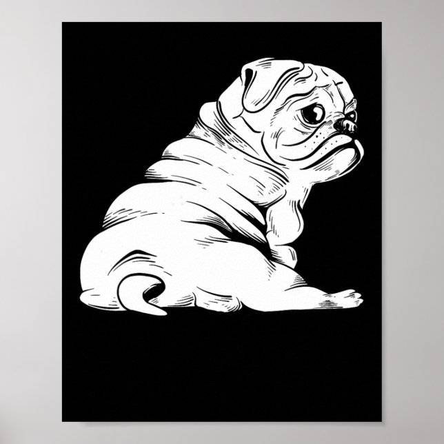 Bulldog - hundens hundägare i Hund älskare Poster (Framsidan)